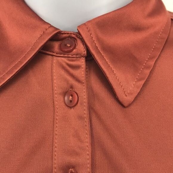 Urban Outfitters Terra Cotta Short Sleeve Button up Size XS - Picture 2 of 9